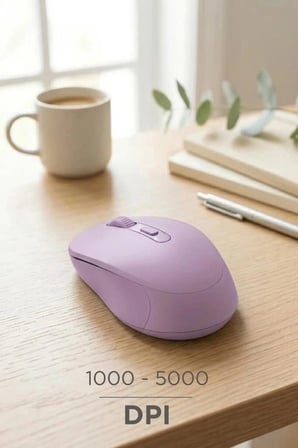 Torima Mouse Çift Modlu Sessiz Kablosuz Fare TM17 Mor Bilgisayar Aksesuarı Akıllı Aksesuar