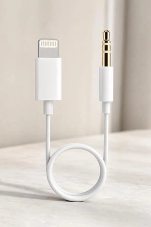 Torima Dönüştürücü Kablo Lightning to 3.5MM Aux TRMJH24 Ses Aparatı Araç Kablosu Mobil Aksesuar