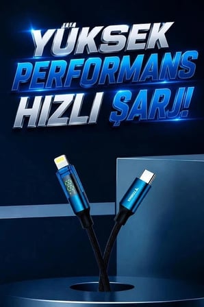 Premium Torima Şarj Kablosu Type-C to Lightning 27W U22 Tamamlatici Ürün Mobil Aksesuar Günlük Kablo