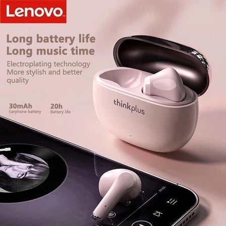 Özel Üretim Lenovo X15Pro Bluetooth 5.1 Kablosuz Kulaklık Pembe Guncel Ürün Müzik Aksesuar