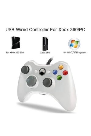 Premium Torima Xbox 360/pc Uyumlu Kablolu Joystick Gamepad Cihaz Arayüz Elektronik
