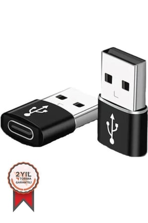 Torima Dönüştürücü Adaptör Usb to Type-C 3.0 Usb YD68 Siyah Cihaz Bağlantısı Bağlantı Ucu Ara Birim