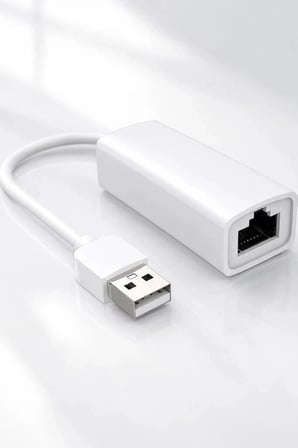 Torima Ethernet Dönüştürücü USB 2.0 Çevirici Adaptörü YD75 Beyaz Hızlı Bilgisayar Pratik