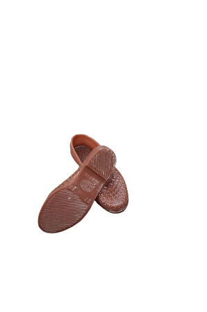 Çocuk Kiz Naylon Ayakkabi Kahve