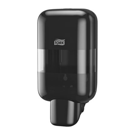 Tork Mini S5 Siyah Sıvı Sabun ve Dezenfektan Dispenseri (565208) + 525 ml Premium Şampuan Hediyeli