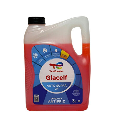 Glacelf Auto Supra -37c 3 Litre Kırmızı Antifriz (2025 ÜRETİM)