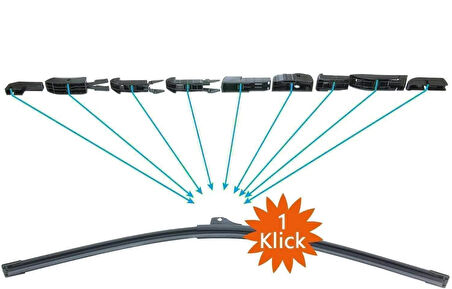 Toyota Auris 2013-2019 2'li Ön Cam Sileceği Sağ Sol Silecek Takımı Aparatlı Silecek