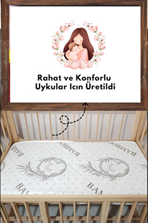 Bebek Park Yatak 1ADET Anne Yanı Bebek Yatağı Sünger Park Yatak Ultra Lüx Full Ortopedik Bebek