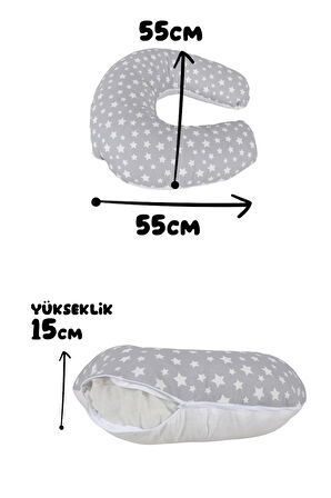 Bebek Emzirme Minderi Bebek Emzirme Hamilelik Süreçleriniz İçin Konforlu Deneyim %100 Pamuklu Yastık