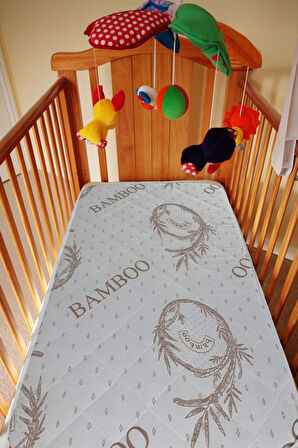 Bebek Park Yatak Anne Yanı Bebek Yatağı Anne Yanı Ortopedik Bambu Bebek ve Çocuk Yatağı 1ADET