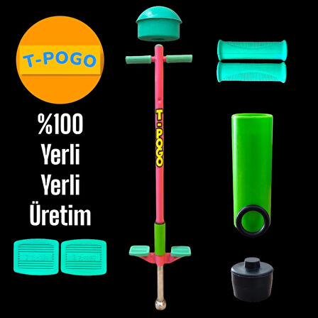 T-POGO Pogo Stick, Zıplama Çubuğu, Zıp zıp Oyuncak, Dış Mekan Bahçe Oyuncakları