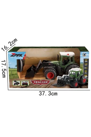 2.4Ghz 1:24 Uzaktan Kumandalı 30 Metre Çekim Mesafeli 6 kanal Şarjlı Full Fonks Traktör Çiftçi Aracı