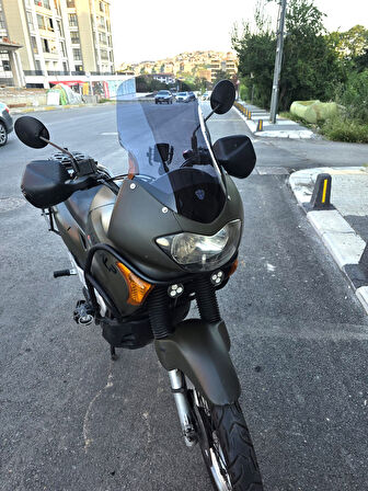 MOTOCAM Honda Transalp XL 650 Siperlik Ön Cam 2000 2008 Model 54cm Füme Renkli 4mm