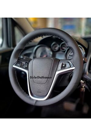Ford Transit 2007 Ve Sonrası Uyumlu Direksiyon Kılıfı Dikmeli Soft Gri Ipli (10.5CM)