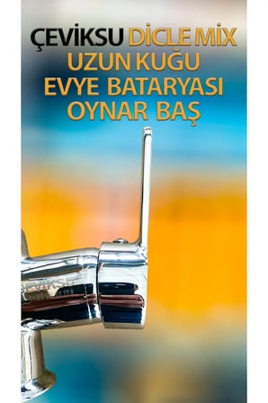 Dicle Mix Uzun Kuğu Evye Bataryası Oynar Başlı