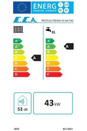 Proteus Premix 45/45 Kw (39.000 Kcal) Tam Yoğuşmalı Kombi