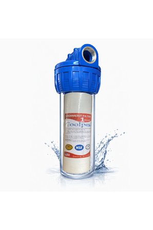 1'lik Şeffaf Su Arıtma Ön Filtre Seti 1 Mikron Sediment Filtreli Bina Girişi Daire Sayaç Girişi Tortu Pas Kum Arıtma Filtresi