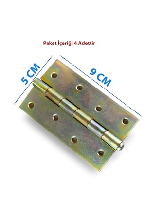 Yaprak Model Menteşe No:1840/3,5 Çelik Kapı Menteşesi Güçlü ve Uzun Ömürlü