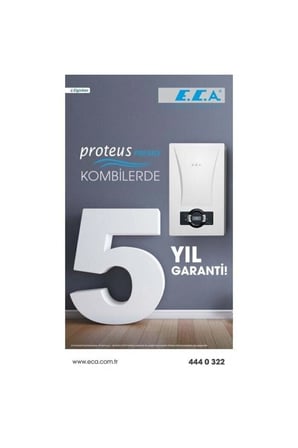 E.C.A Eca Proteus Premix 42/42 Kw (36.000 Kcal) Tam Yoğuşmalı Kombi