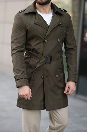 Apoletli Kemerli Trençkot