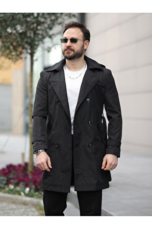 Apoletli Kemerli Trençkot