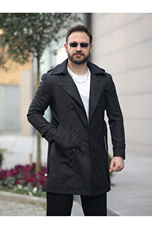 Apoletli Kemerli Trençkot