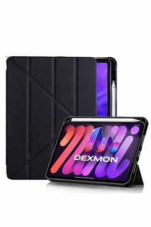 İpad 7. 8. 9. Nesil 10.2 Inç Uyumlu Kalem Bölmeli Uyku Modlu Stand Olabilen Katlanabilir Kılıf