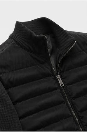 Slim Fit Triko Detaylı Nova Şişme Mont