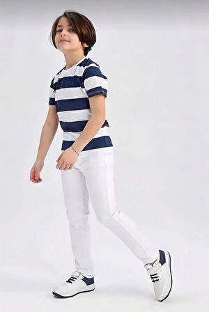 23 Nisan 29 Ekim Likralı Gabardin Çocuk Pantolon 