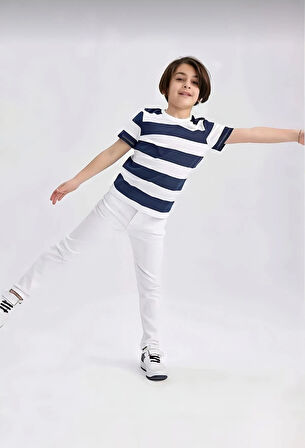 23 Nisan 29 Ekim Likralı Gabardin Çocuk Pantolon 