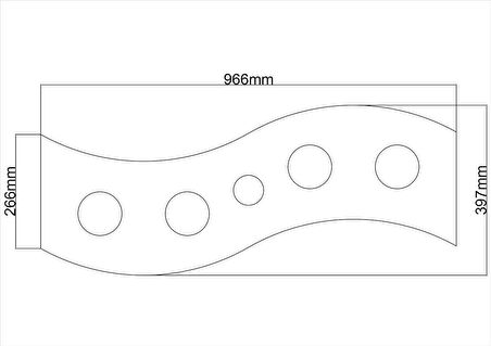 Motifpiyer Tavan Spot Göbek Tsg-es-duz-5-26cmx96Xmx4,5Cm