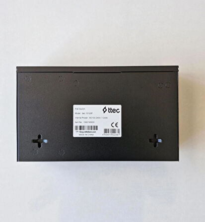 Nif Bilişim Ttec 10120P 8 Port 10/100M PoE 2 Port 10/100 Uplink Tak Çalıştır 120W PoE Switch