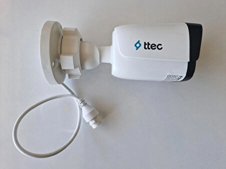 Ttec 2mp Dahili Sesli Ve Gece Renkli 4 Kameralı 500GB Disk Tak Çalıştır Hazır IP Kamera Seti