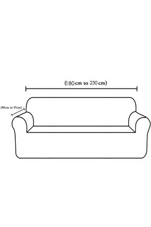 Upmall Jakarlı Tuğla Desen Koltuk Örtüsü Çekyat Kanepe Kılıfı Lastikli Kayma Yapmayan 3 Kişilik