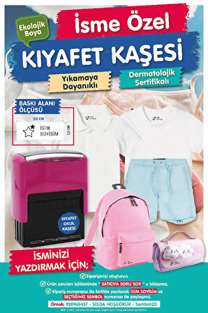 Kıyafet Kaşesi Okul Kaşesi -T533