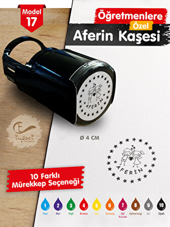 Öğretmenlere Özel Aferin Kaşesi - Aferin Mühürü M17-T660