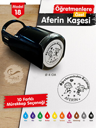 Öğretmenlere Özel Aferin Kaşesi - Aferin Mühürü M18-T661