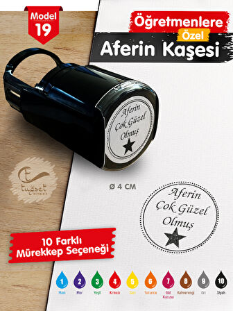 Öğretmenlere Özel Aferin Kaşesi - Aferin Mühürü M19-T662