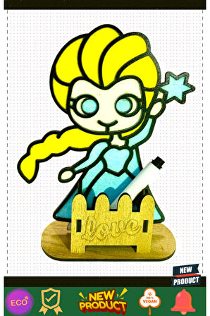 Kalemlikli Karakter Kum Boyama Oyunu Kız Çocuk Oyunları Ahşap Tuz Boyama Erkek Çocuk Oyuncakları