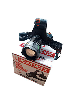 Pd-1372 Şarjl Edilebilir Pilli 25w Zoomlu Kafa Lambası