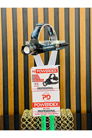 Pd-1372 Şarjl Edilebilir Pilli 25w Zoomlu Kafa Lambası