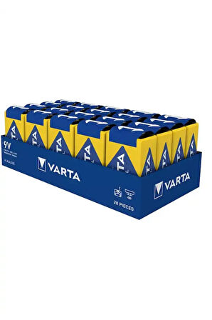 4022 Industrial 9V Pro Alkalin Pil 20 Adet Toptan Satış