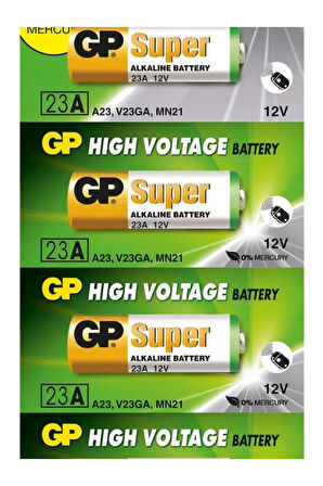 23a-c5 23a 12v Alkalin Spesifik 5'li Paket Pil Kumanda