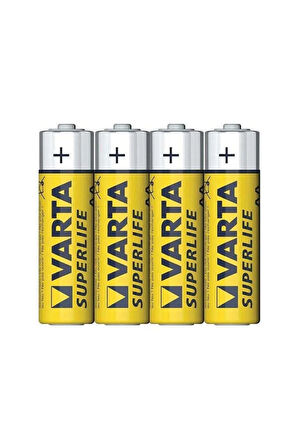 4 X Aa Superlife Manganez Kalem Pil