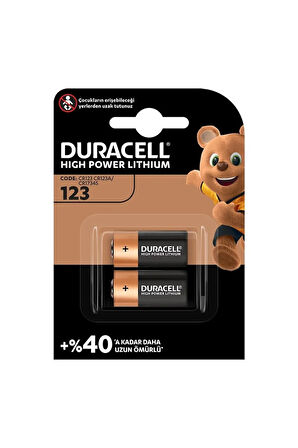 CR123A LİTYUM PİL SETİ 10LU PAKET