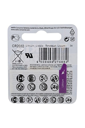 Professional Lithium Cr2032 Pil 1'li ( 10 Paket)