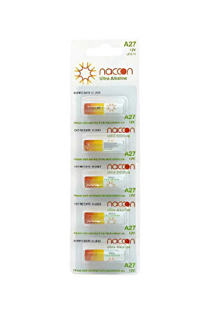 Ultra Alkalin A27 27A 12V Kepenk Kapı Kumanda Pili