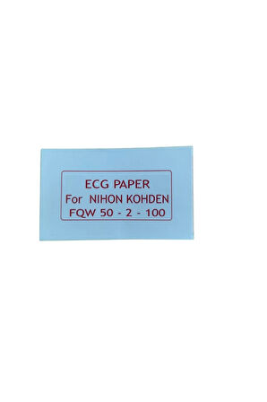 ECG Kağıdı Nihon Kohden FQW 50-2-100 Z Katlamalı 5 Adet 100 Sayfa