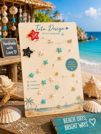 Tutu Saç Boncukları Hair Beads Çıtçıt Tokalı