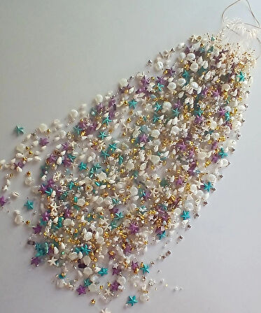 Saç Boncuğu 3'lü Set Saç Takısı